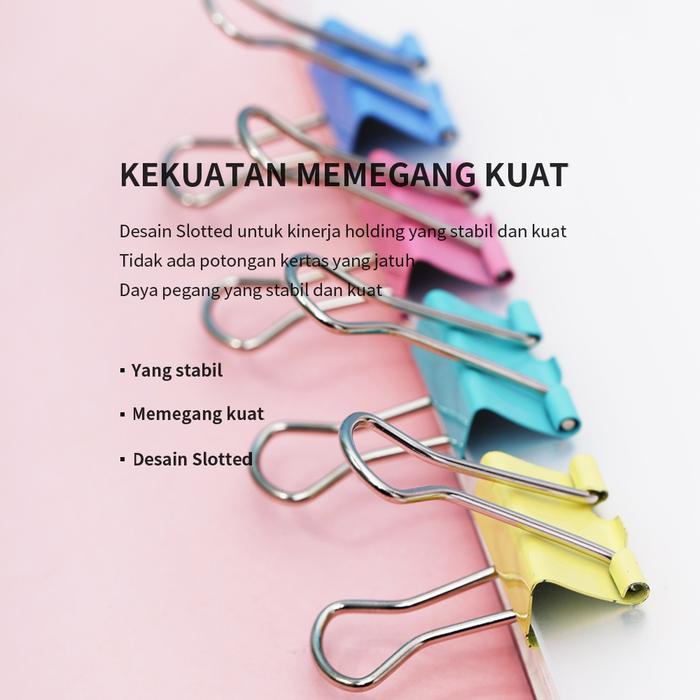 

Diskon Deli Binder Klip Warna 41Mm E8552A Stationery Cod
