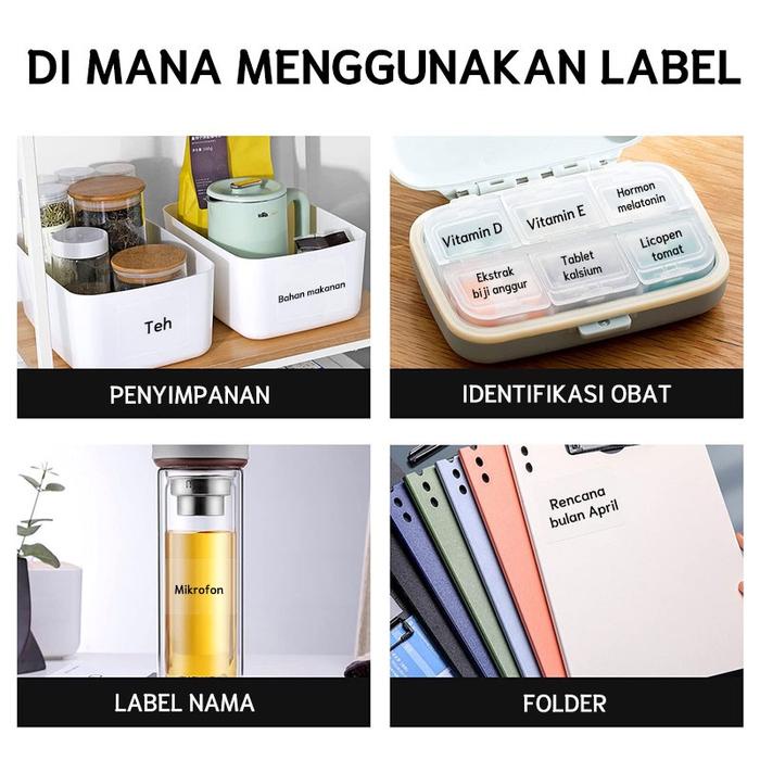 

Barang Terlaris Kertas Label Transparan Untuk Mesin Label Niimbot B1/B21/B3S, Hasil Cetak Jelas Dan