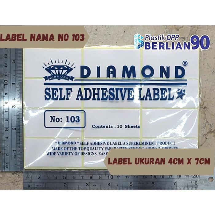 Produk Viral Label Undangan 103 Untuk Nama Undangan ( Isi 25 Pack/1 Ball ) Stiker Cod