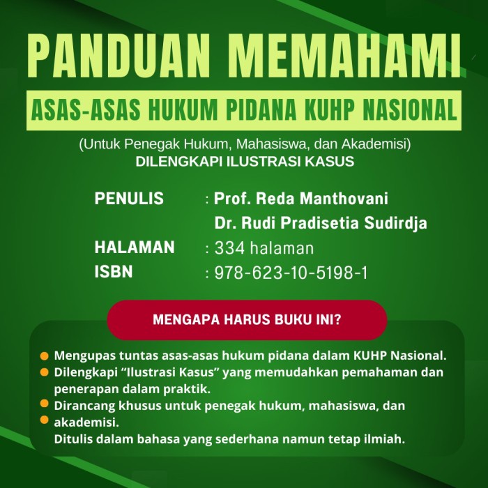 

Produk Viral Asas Asas Hukum Pidana Kuhp Nasional Cod