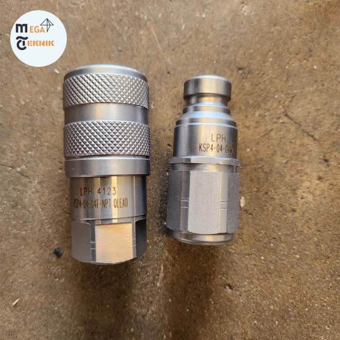 Quick Coupler Hydraulic 1/4" Flat Face / Quick Coupling 1/4"Flat Face