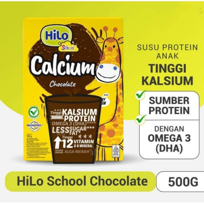 

(BestSeller) HiLo School Honey 500 gr/ Buble Gum 500 gr/Cokelat