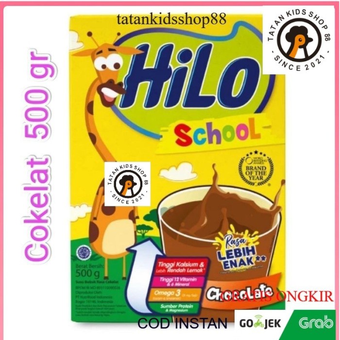 

(BestSeller) HiLo School 500gr Hi Lo Coklat Madu Bule Gum Cotton Candy Vanila Vegiberi