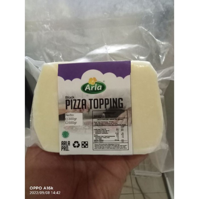 

(BestSeller) Keju Mozzarella Arla Pizza Topping 500gr