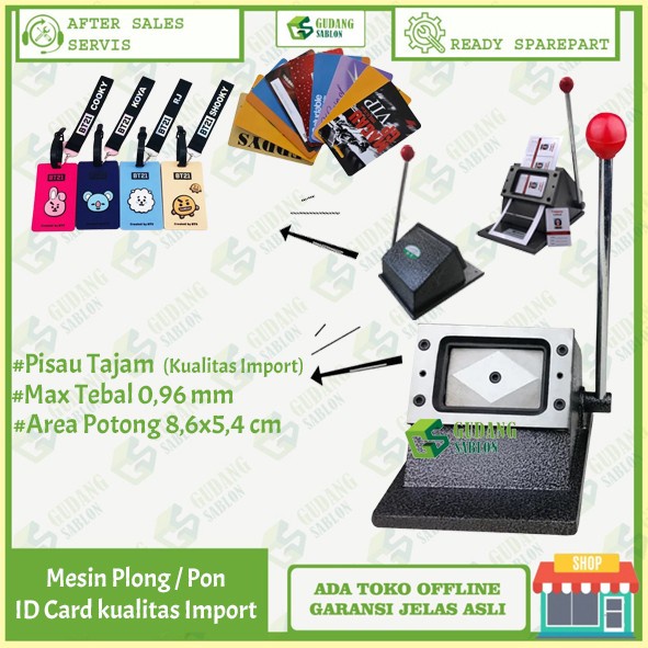 

Jual [READY] PEMOTONG PVC ID CARD PLONG IMPORT KUALITAS BAGUS