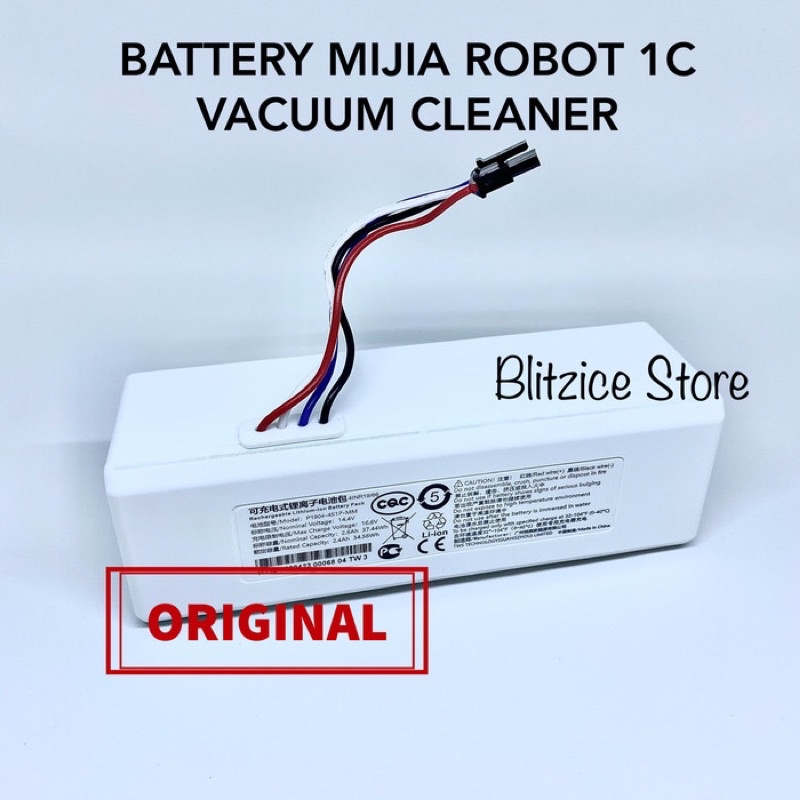 Battery Mijia Robot 1C Vacuum Cleaner Mop Baterai -New