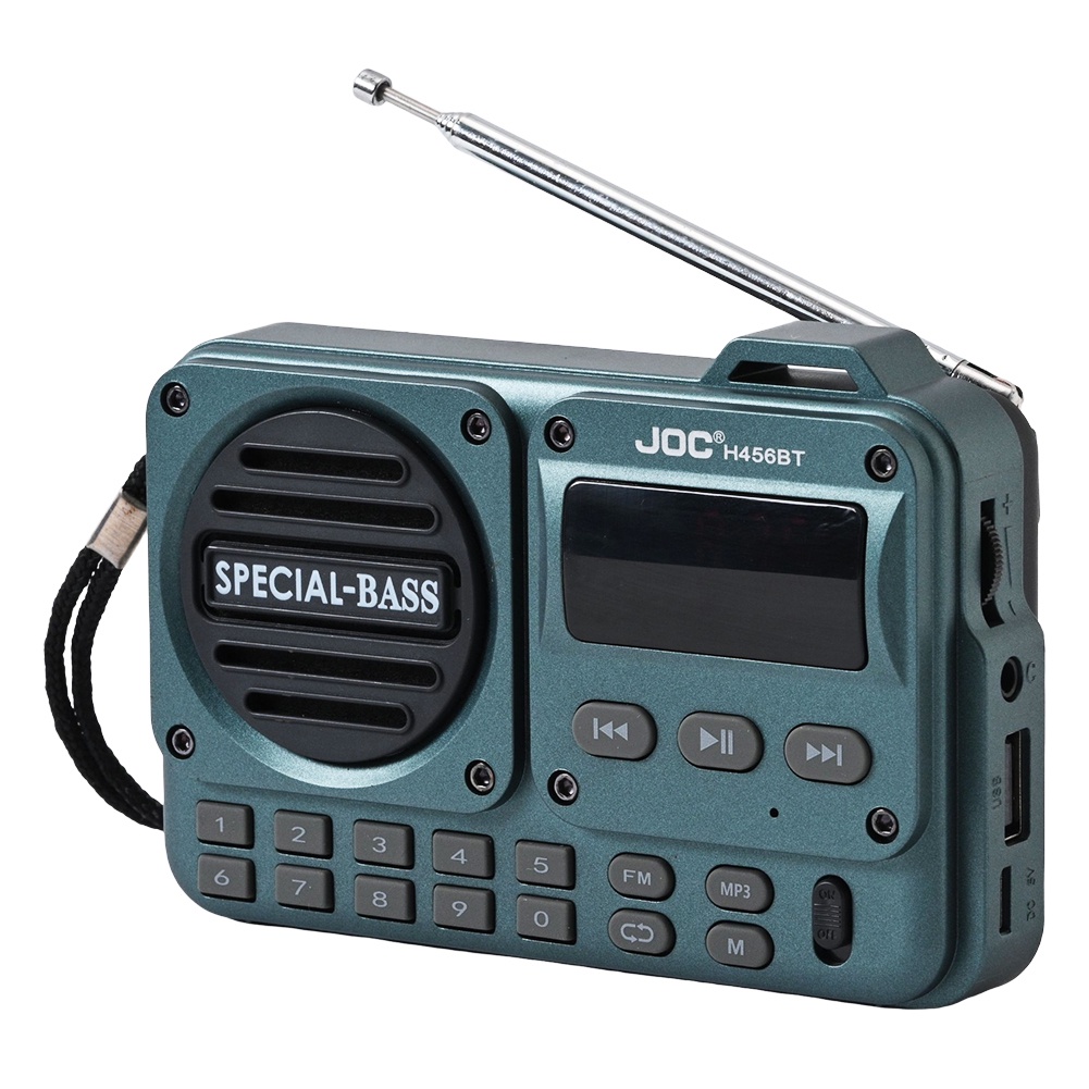 Portable Digital Fm Radio Rechargeable Digital Radio Recorder With Led Display Bt 5.4 Radio Speaker