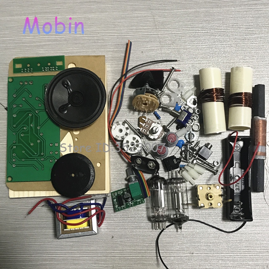 1Pcs/Lot Dc Three-Band Tube Radio Kit New Product Diy Kit Electronic Tube Three Wave