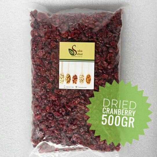 

Cranberry Dried Unsweetened Organic (Cranberries) -500gram