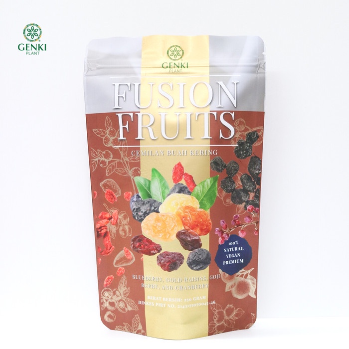 

Fusion Fruit / Mix Dried Fruit / Cemilan Buah Kering - 250 g