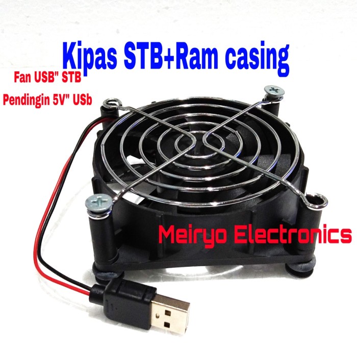 MERtaComp- Fan cooler Pendingin STB USB + Ram Casing ( Kipas Fan USB 5 V )