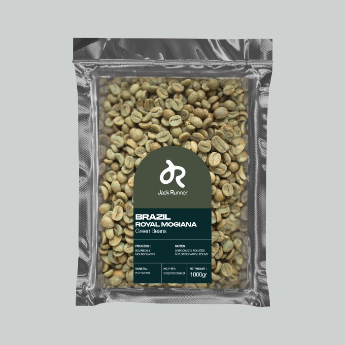 BRAZIL GREEN BEAN COFFEE 1KG NATURAL BIJI KOPI MENTAH BANDUNG