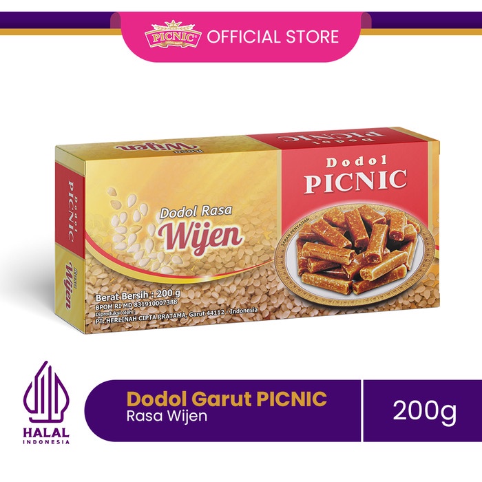 Dodol PICNIC Rasa Wijen