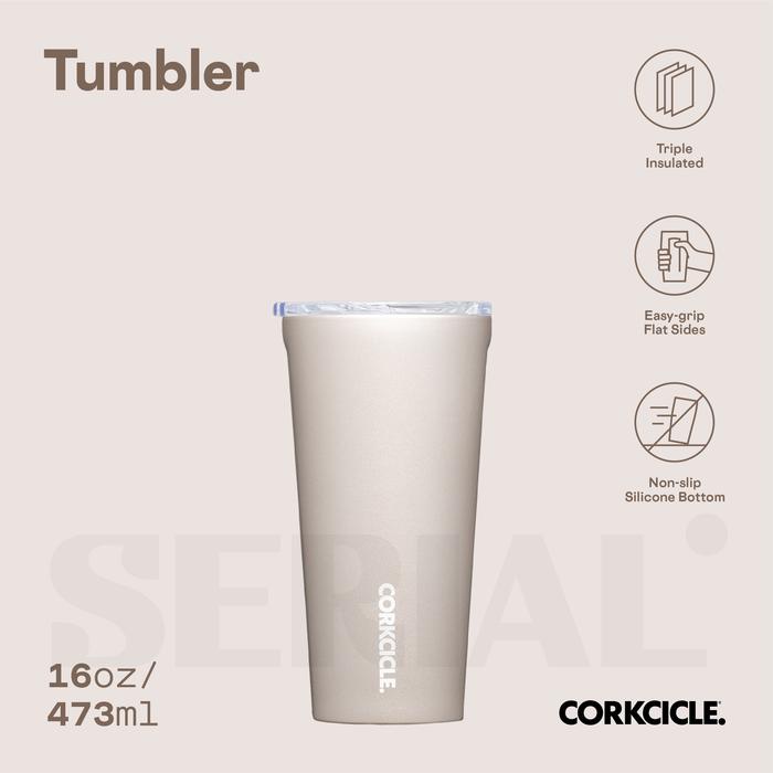 Terbaru Corkcicle Tumbler 16Oz - Latte / Oat Milk