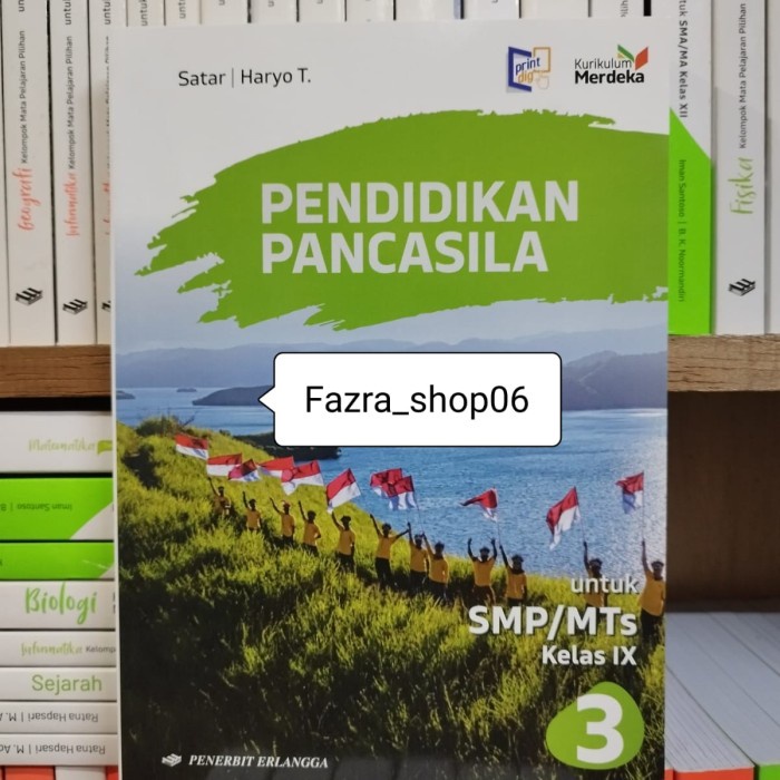 Pendidikan Pancasila PPKN smp mts kelas 3 9 Kurikulum Merdeka Erlangga