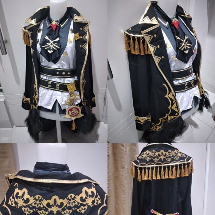 PREMIUM Ready Diluc wig costume shoes genshin cosplay