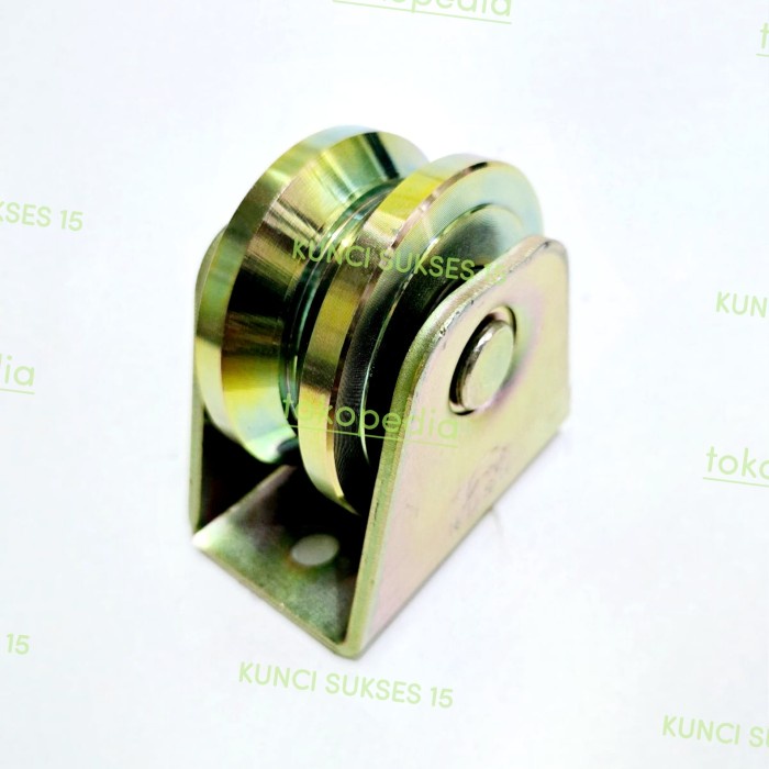 Roda Pagar Besi 75Mm Double Bearing / Roda Pagar Besi 3" Inch / Roda Pagar Besi Double Bearing