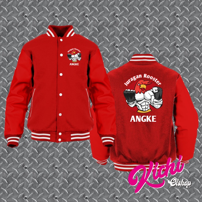 Jaket Varsity Custom Sablon Satuan Best Quality Asli 100% Original