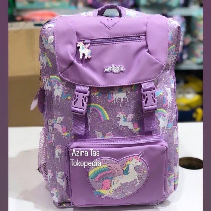 BACKPACK SMIGGLE ORIGINAL UNICORN BEYOND FOLDOVER