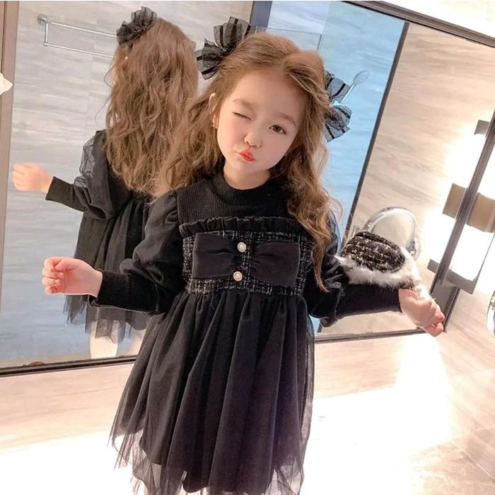 05-Dres Tutu Anak Perempuan / Dres Pesta /Dres Korea /Dres Import Premium Mewah 1Thn-4Thn Gaun Best