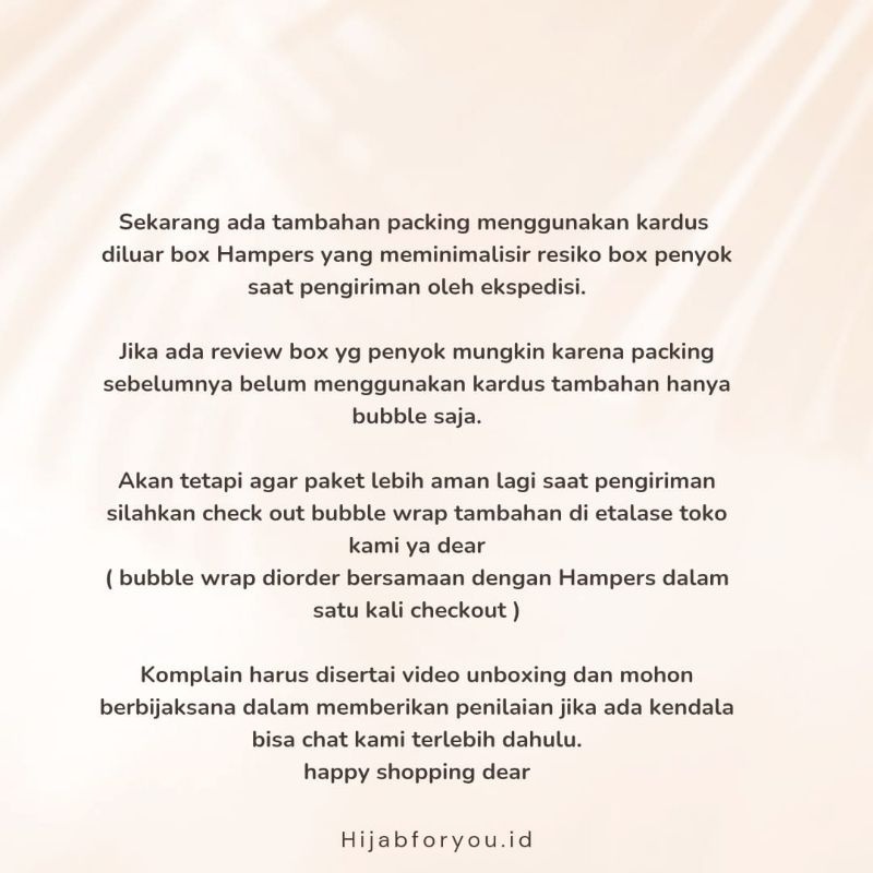 

BestPromo Hampers Hadiah Kado Ulang Tahun / Gift Box Cewek Hijab Ulang Tahun Lebaran Wisuda