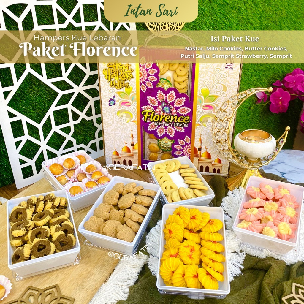 

Big Promo Paket Kue Lebaran Isi Toples 6 Intan Sari Paket Barokah / Paket Kue Kering Dibuat Tahun