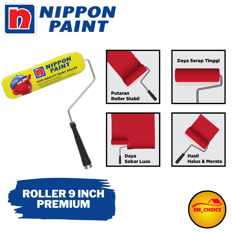 NIPPON ROLL CAT ROL CAT NIPPON BUKAN ROLL ACE KUAS CAT NIPPON 9 INCH ROL CAT AY0