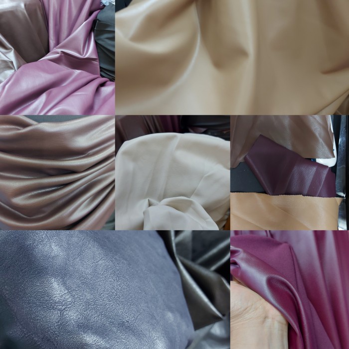 ..... Kain Kulit Sintetis/Bahan Jaket Dan Sepatu