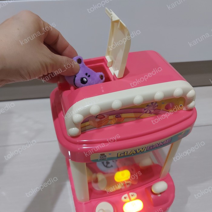 Mainan Edukasi, Mainan Capit Boneka, Funny Doll Machine Asli 100%