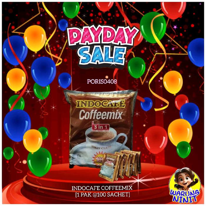 

Exclusive Warung Ninit - Kopi Indocafe Coffeemix [1 Pak = 100 Sachet] Best Seller