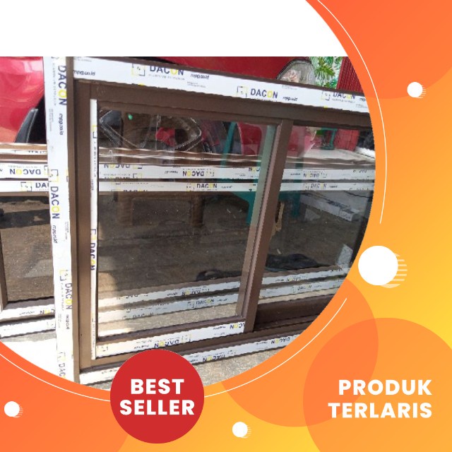 Kusen Jendela sliding geser aluminium ukuran 60x80 AY0