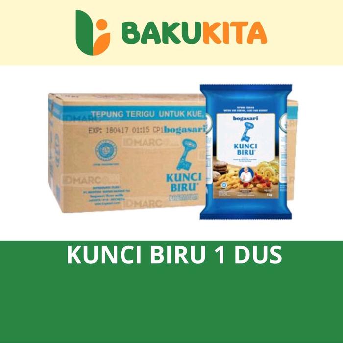 

Tepung protein rendah Kunci Biru 1 DUS