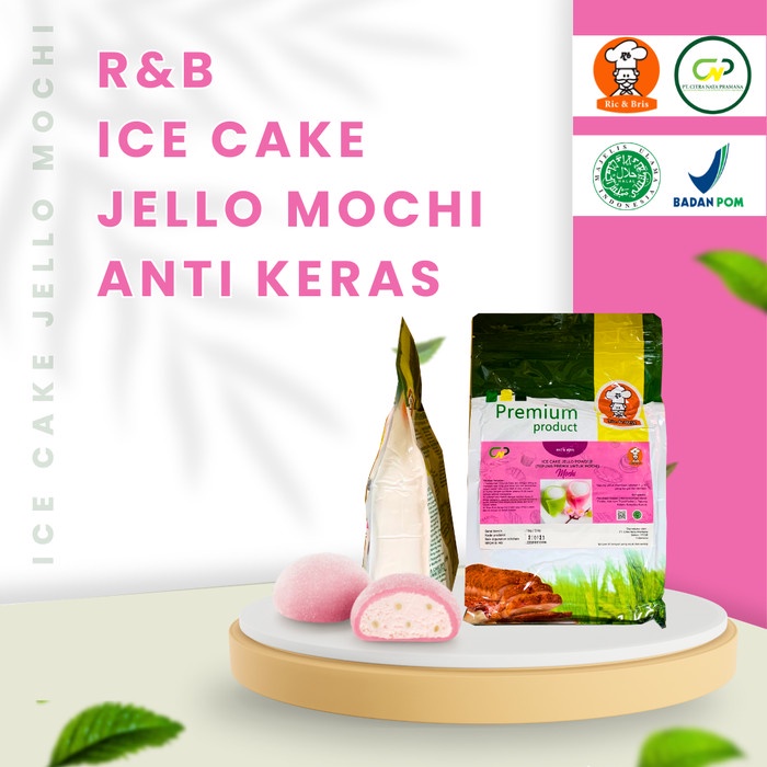 

R&B Ice Cake Jello Premix Mochi Anti Keras / Tepung Silky Mochi Mix