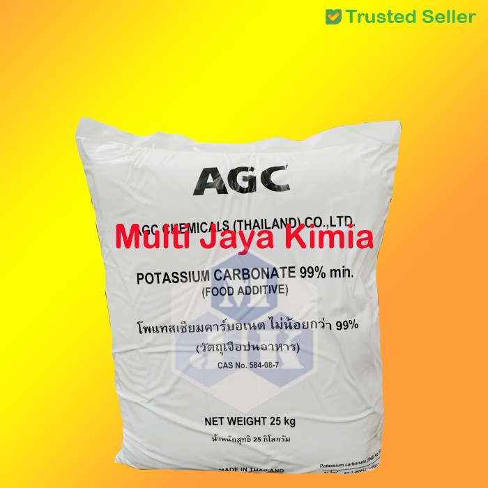 

Potassium Carbonate / Potasium Karbonat / K2CO3 FOOD GRADE 25Kg