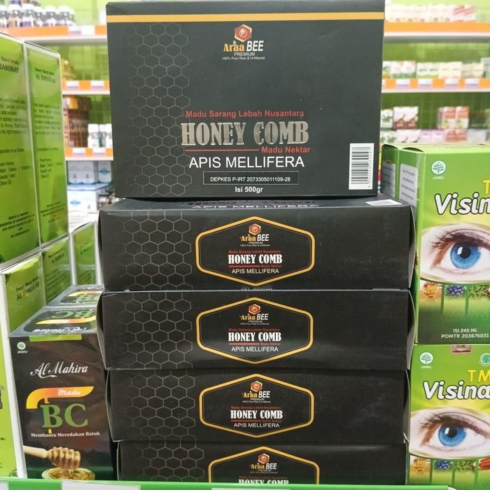 

Sale Terbatas Madu Sarang Lebah Asli Murni Honeycomb 500Gr Apis Mellifera Pure Honey Aman