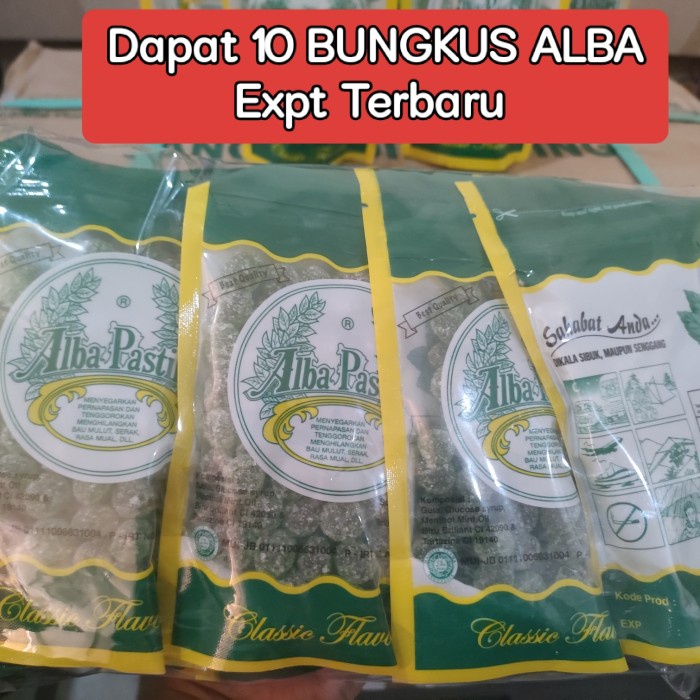

alba pastilles paket isi 10bungkus