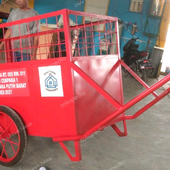 Gerobak Sampah Besi Multifungsi