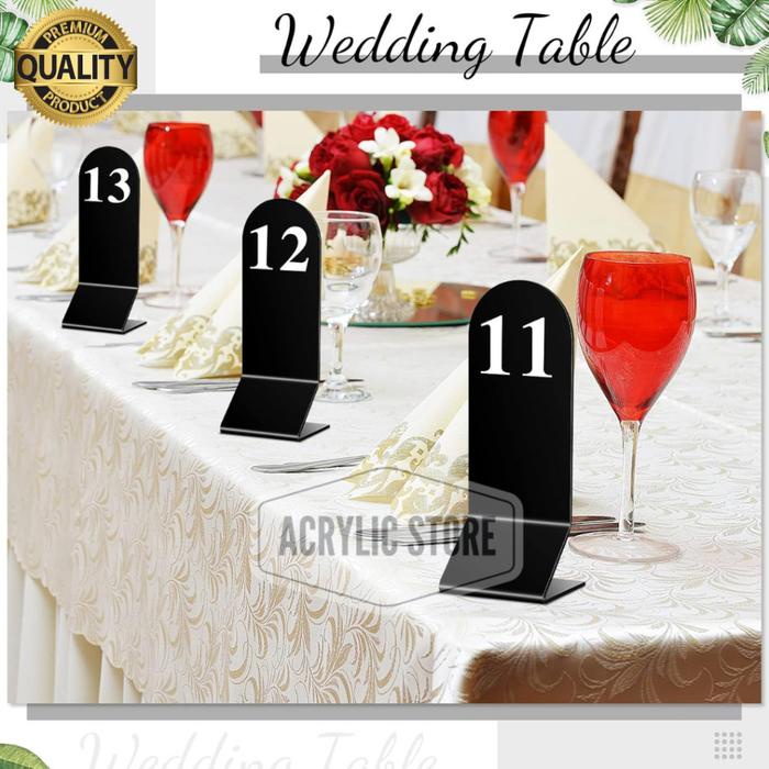 

BIG SALE NOMOR MEJA AKRILIK BERDIRI/DISPLAY NOMOR MEJA