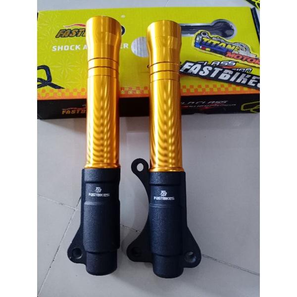 fastbikes tabung shock depan variasi mx old mx new Jupiter Z1 Jupiter z Vega ZR Vega r force 1