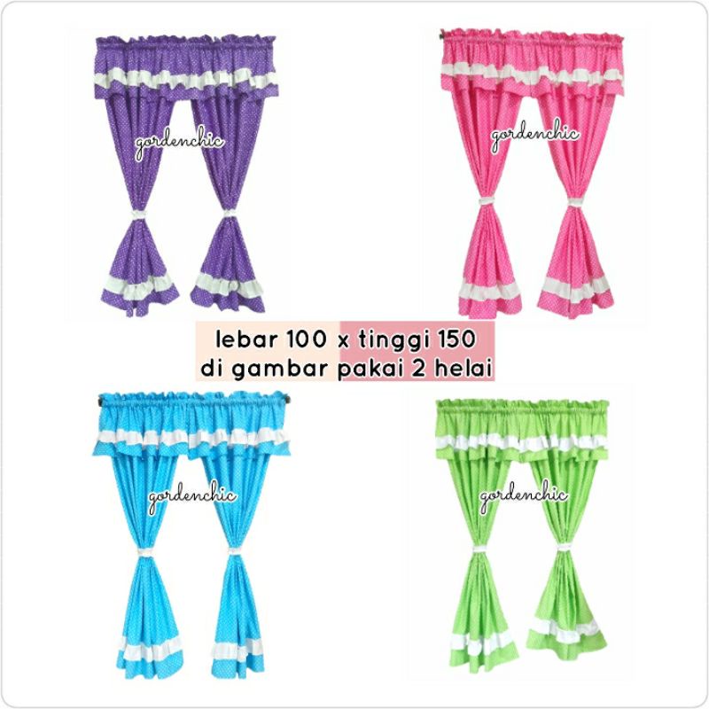 Gorden Hordeng Premium Kamar Terbaru Pintu Terlaris A0A5 Jendela Gordyn Curtain Modern Ruang Tamu Ba