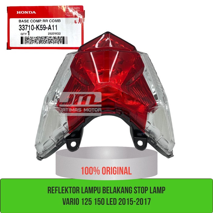 Reflektor lampu stop belakang vario 125 150 LED 33710-K59 3370A-K59