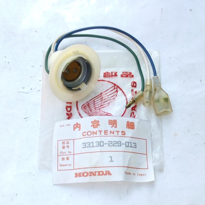 fitting socket soket lampu depan honda S90Z CB100 CB125 S110 XL125