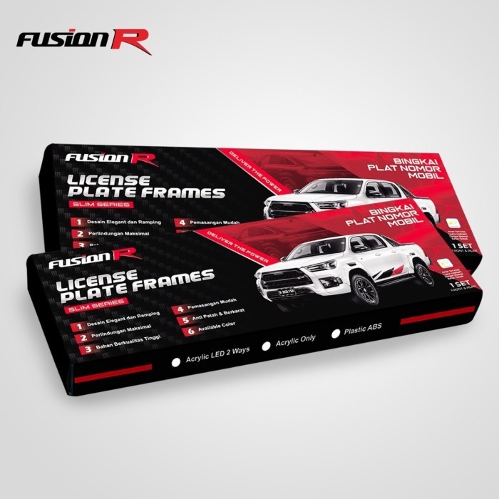 

PRODUK TERBATAS Tempat Frame Plat Nomor Mobil ACRYLIC SLIM DESIGN Dudukan Plat Akrilik