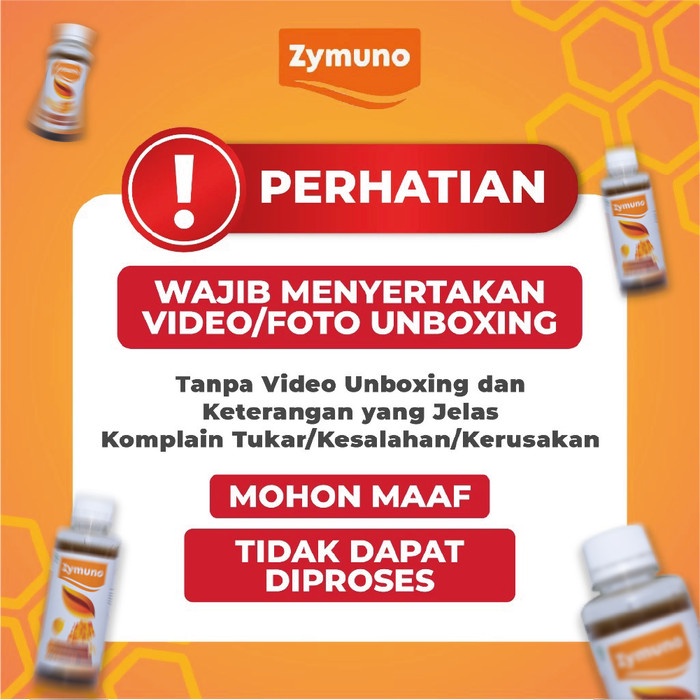 

Sale Terbatas Madu Herbal Zymuno Tingkatkan Daya Tahan Tubuh 3 Botol Aman