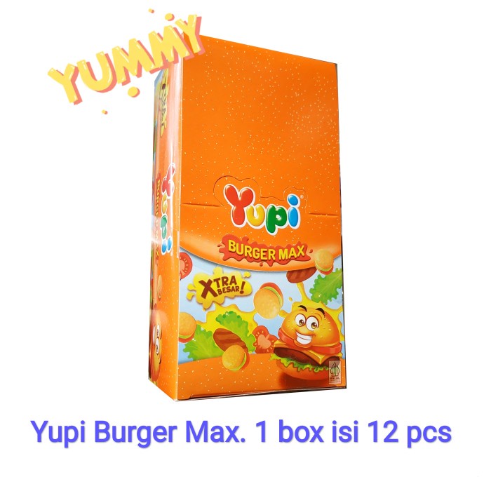 

JTTOP" YUPI BURGER ISI 12 SACHET PER PAK