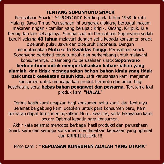 

JTTOP" KACANG KORO SOPONYONO ORIGINAL KACANG KORO ASIN SOPONYONO MALANG KACANG KORO ASLI SOPONYONO