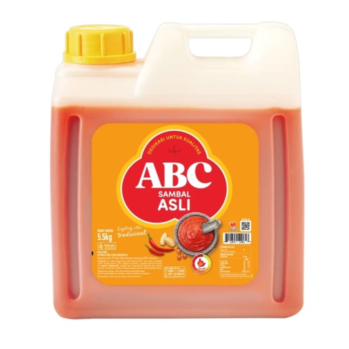 

Sambal Asli ABC 5.5kg / 6kg Derigen HOREKA Gojek