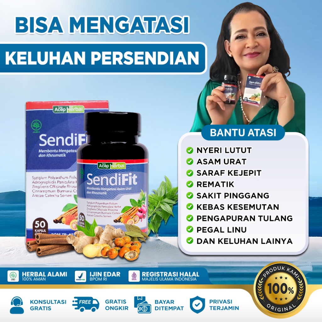 Obat Nyeri Lutut Asam Urat Sendifit Obat Sakit Pinggang Nyeri Sendi Saraf Kejepit Nyeri Tumit