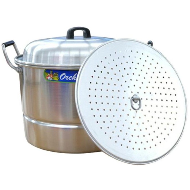Panci SerbaGuna Orchid 45cm / Langseng Steamer Kukus Dandang Nasi