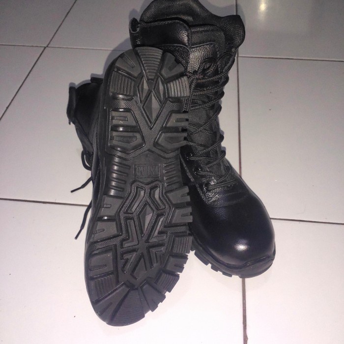 JTTOP" SEPATU PDL SATPAM KULIT RESLETING SIZE JUMBO
